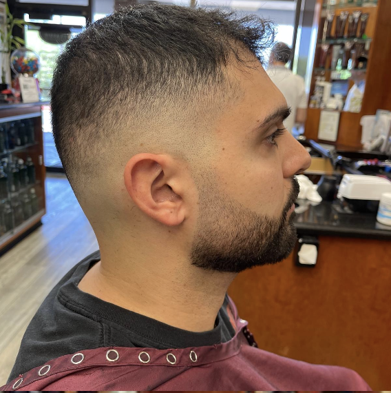 Skin Fade with Beard Blend