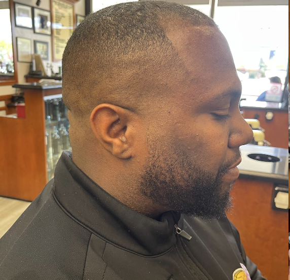 Bald Fade with Full Beard