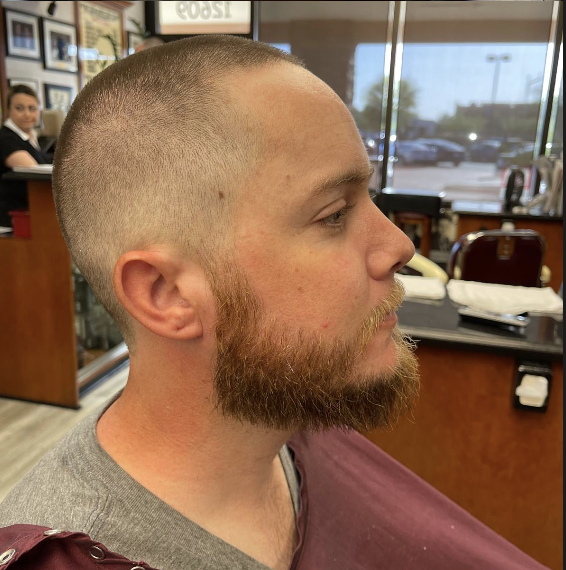 Buzz Cut with Full Beard