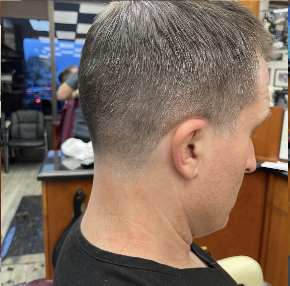 Salt and Pepper Brush Up Fade